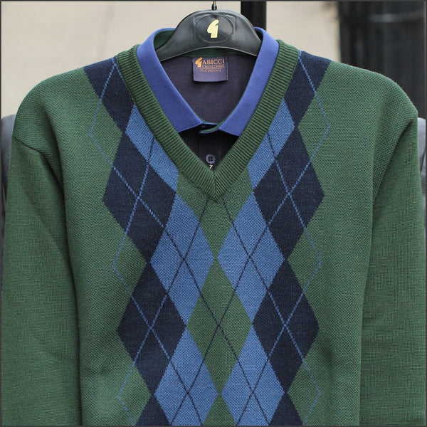 Gabicci M06 Forest Patterned  V Neck=