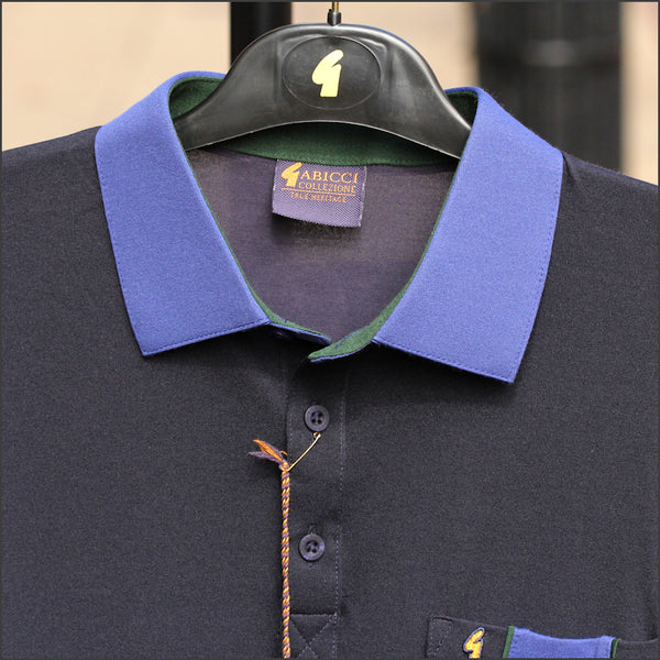 Gabicci X10 Navy Pattern T Shirt~