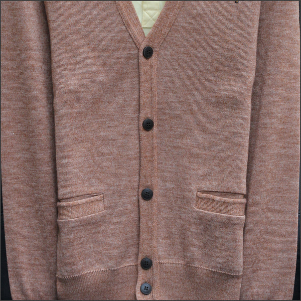 Gabicci Cardigan K02 Walnut Wool Blended Cardigan@