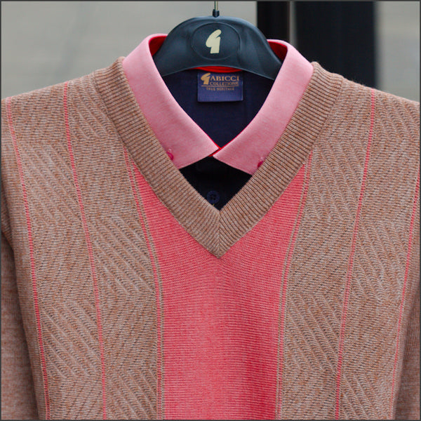 Gabicci M01 Walnut V Neck=