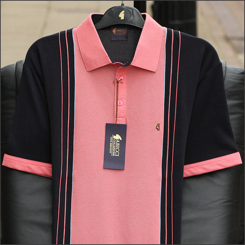 Gabicci X02 Navy/Coral Tee Shirt~