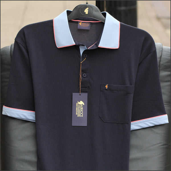 Gabicci X08 Navy Pattern T Shirt~