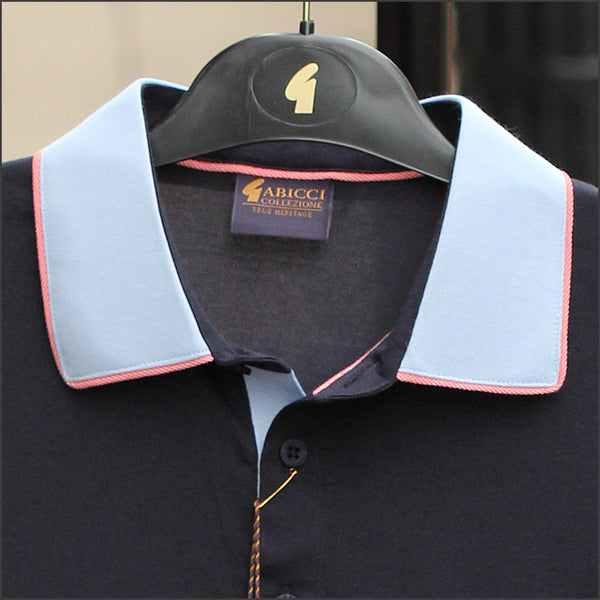 Gabicci X08 Navy Pattern T Shirt~