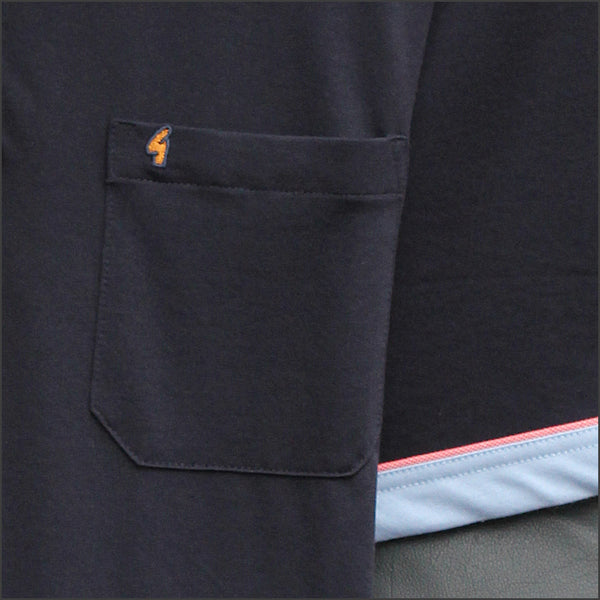 Gabicci X08 Navy Pattern T Shirt~