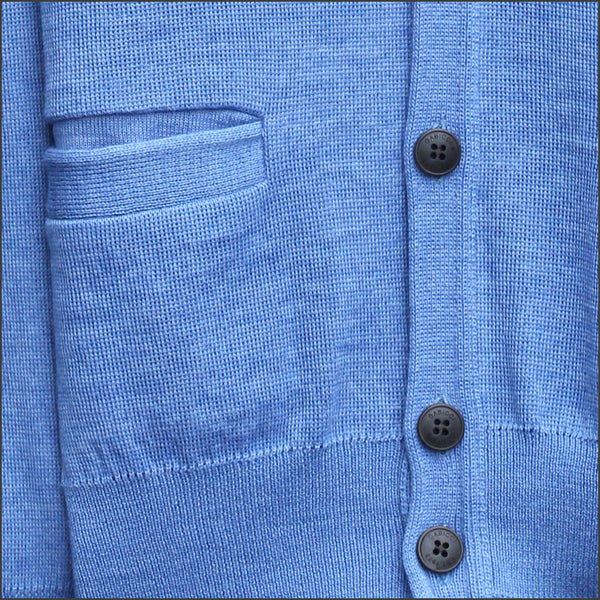 Gabicci Cardigan K02 Sapphire Wool Blended Cardigan@