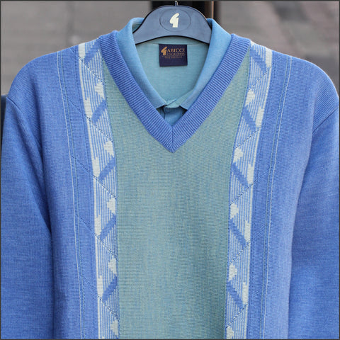 Gabicci M02 Sapphire V Neck@