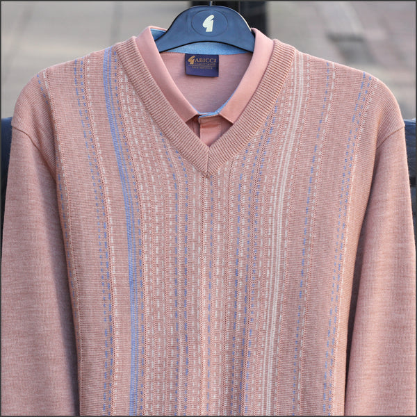 Gabicci M04 Peach V Neck@