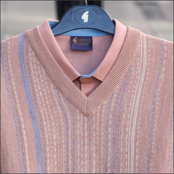 Gabicci M04 Peach V Neck@