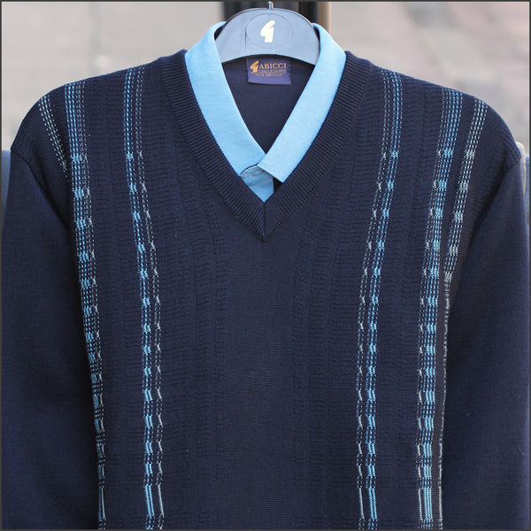 Gabicci M05 Navy V Neck@
