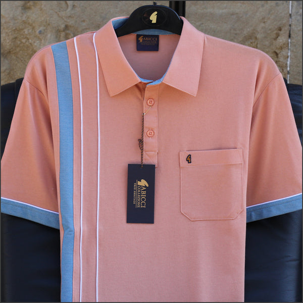 Gabicci X05 Peach Pattern Polo~