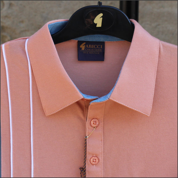 Gabicci X05 Peach Pattern Polo~