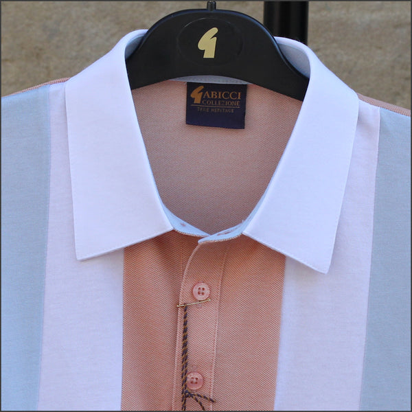 Gabicci X03 Peach Pattern Polo~