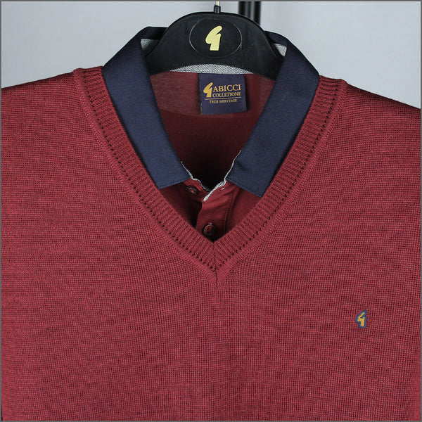 Gabicci K01 Mulberry V Neck*