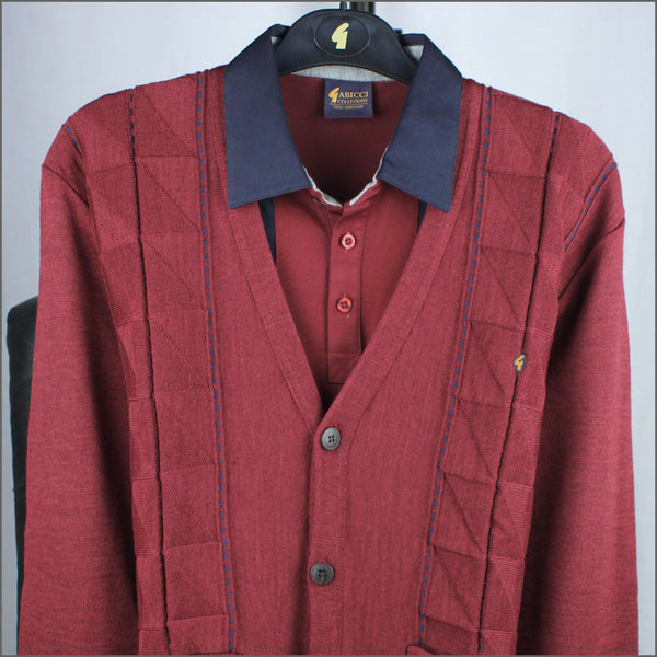 Gabicci M09 Mulberry Pattern Cardigan*