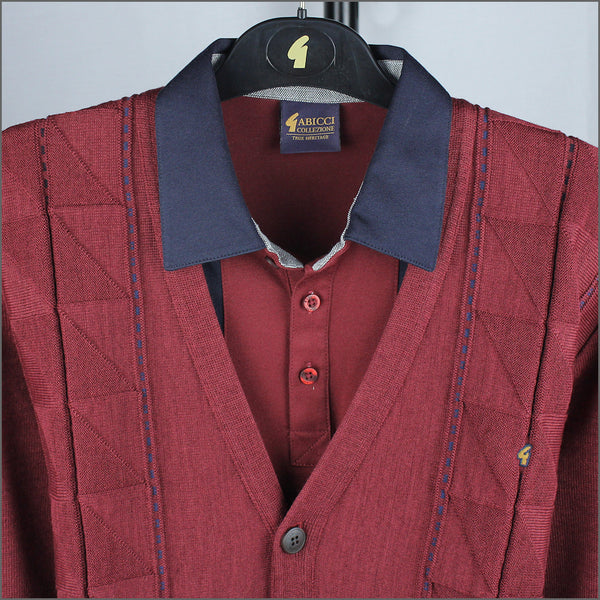 Gabicci M09 Mulberry Pattern Cardigan*
