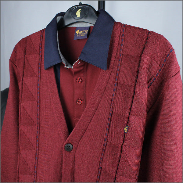 Gabicci M09 Mulberry Pattern Cardigan*