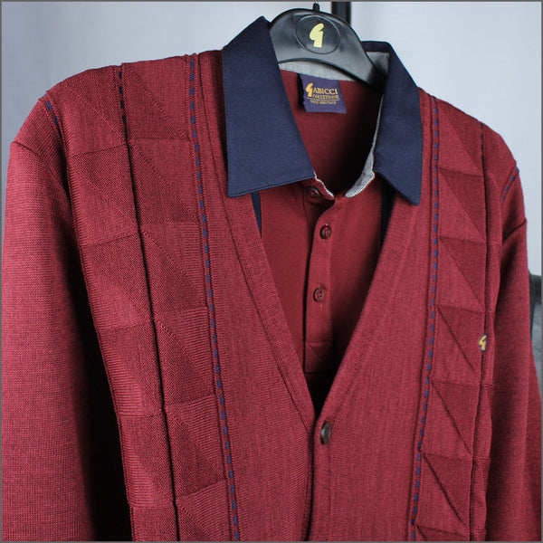 Gabicci M09 Mulberry Pattern Cardigan*