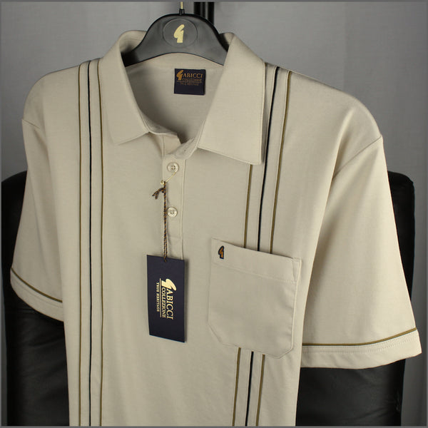 Gabicci X01 Linen Pattern T Shirt~