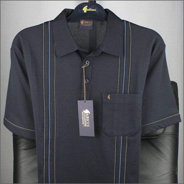 Gabicci X01 Navy Pattern T Shirt~