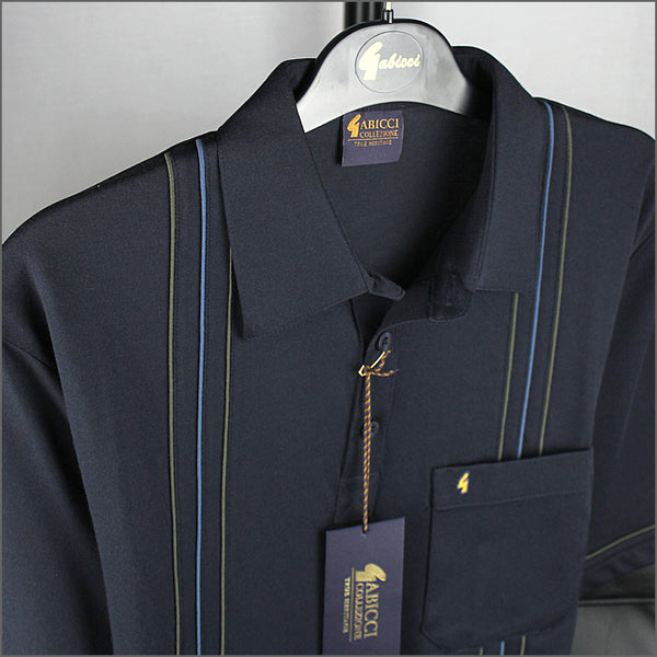Gabicci X01 Navy Pattern T Shirt~