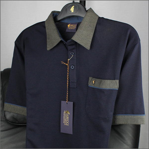 Gabicci X11 Navy Pattern T Shirt.