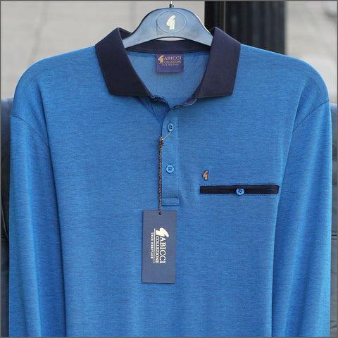 Gabicci Y02 Adriatic Long Sleeve Polo Top~