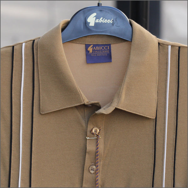 Gabicci X01 Nutmeg Pattern T Shirt~