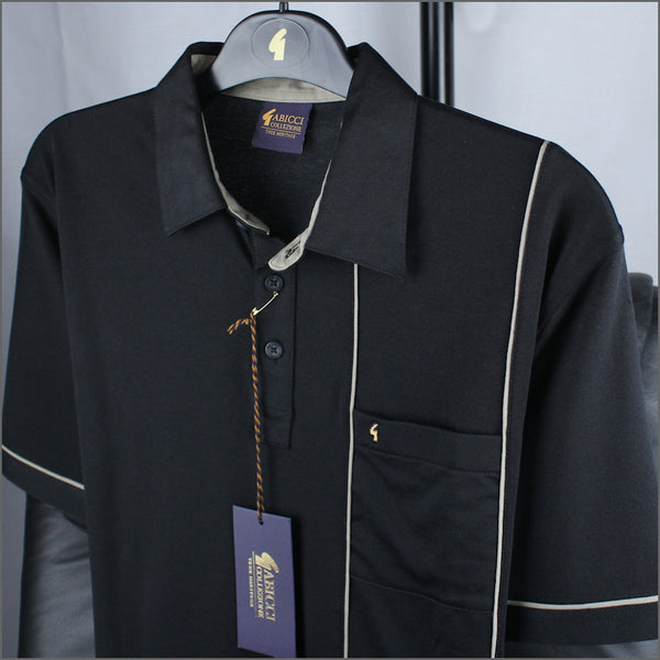 Gabicci X02 Black Pattern T Shirt*