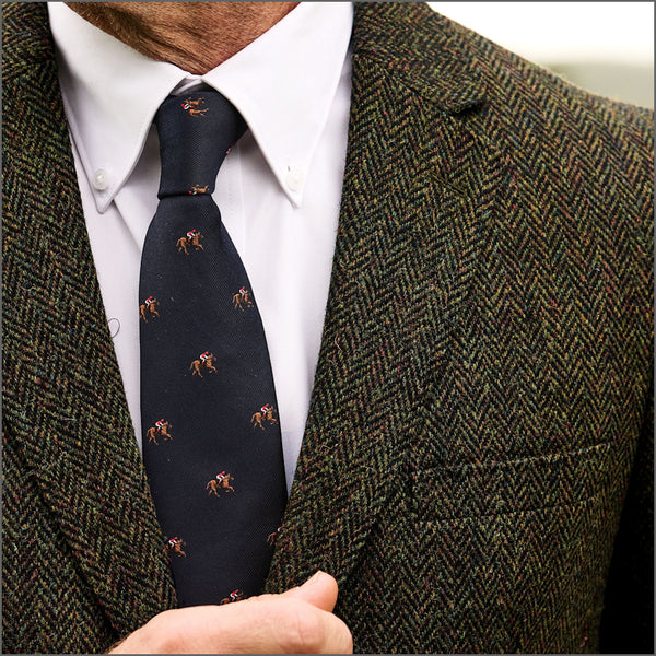 Brook Taverner Glencoe Green Herringbone Harris Tweed® Jacket^^