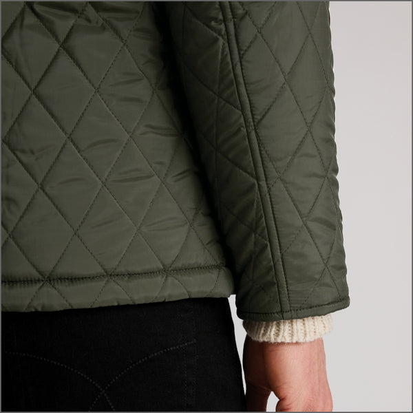 Brook Taverner Haydock Khaki Quilted Water Repellent Jacket*