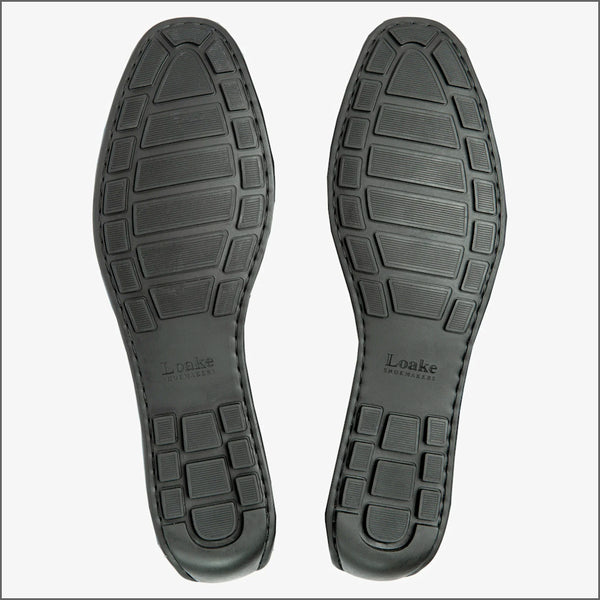 Loake Hawthorn Navy Suede Loafer~