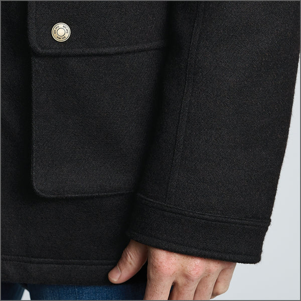 Brook Taverner Holloway Chocolate Melton Jacket*