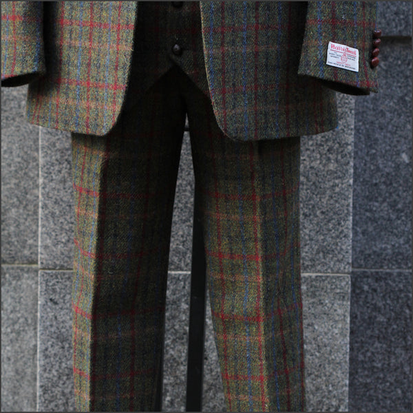 Harris Tweed Angus Check 3 Pic suit
