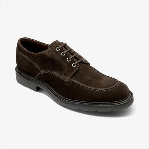 Loake Mowbury  Dark Brown Suede Shoeª