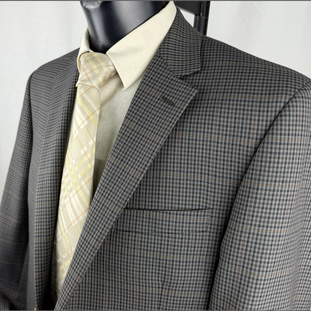 Multi Check Coat Wellington Brown Multi Check City Jacket