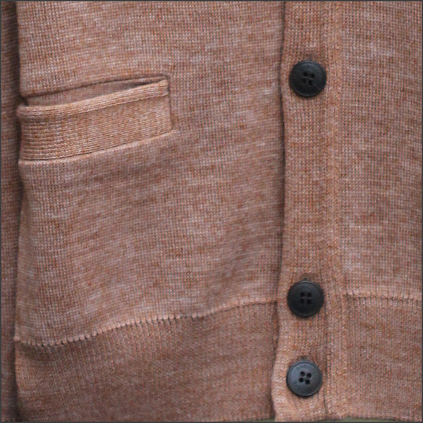 Gabicci Cardigan K02 Walnut Wool Blended Cardigan@