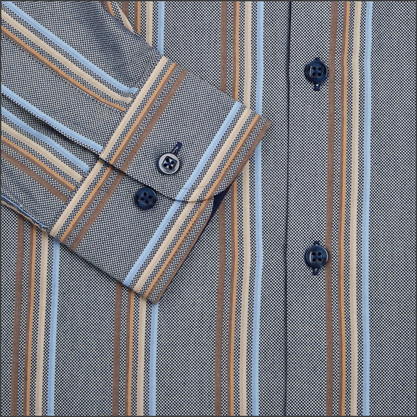 Drifter Geneva Multi Stripe LS Shirt--