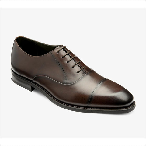 Loake phoenix Dark Brown Leather toe-cap