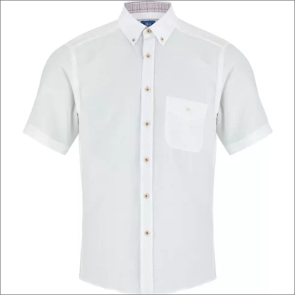 Dg's Cream Woven SS Shirt=