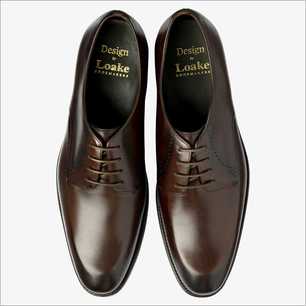 Loake Gosling Dark Brown Calf Leather brogue Size 6 Only*