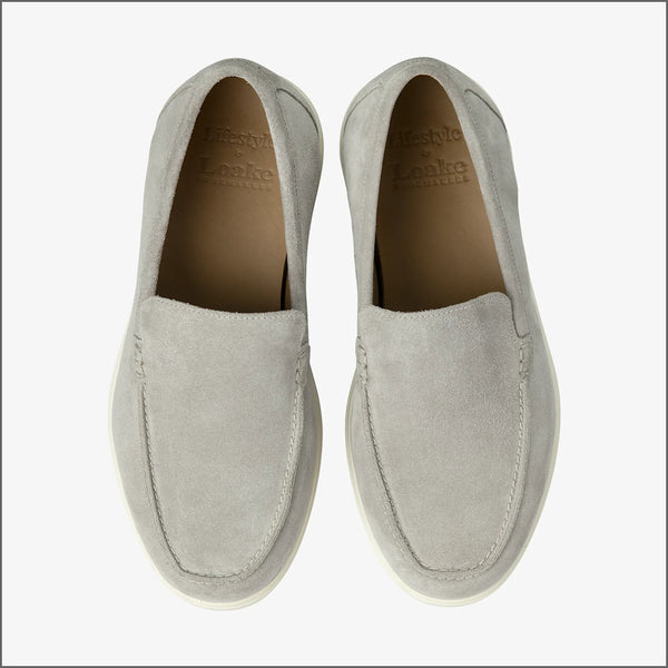 Loake Tuscany Stone Suede Loafer¬