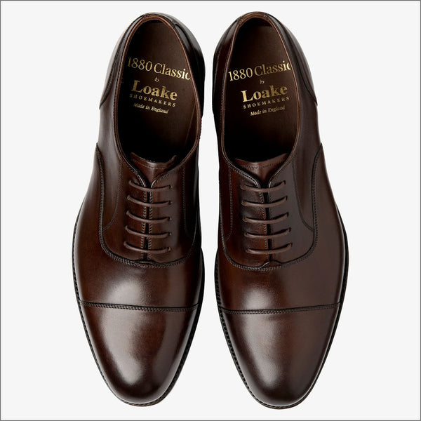 Loake Stonegate Walnut Leather Shoe F Fitª