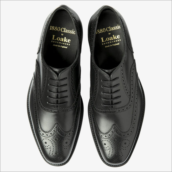Loake Buckingham Black  Brogue G Fitª