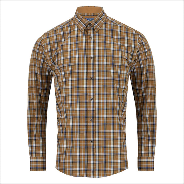 Drifter Geneva Multi Tan Check Shirt--