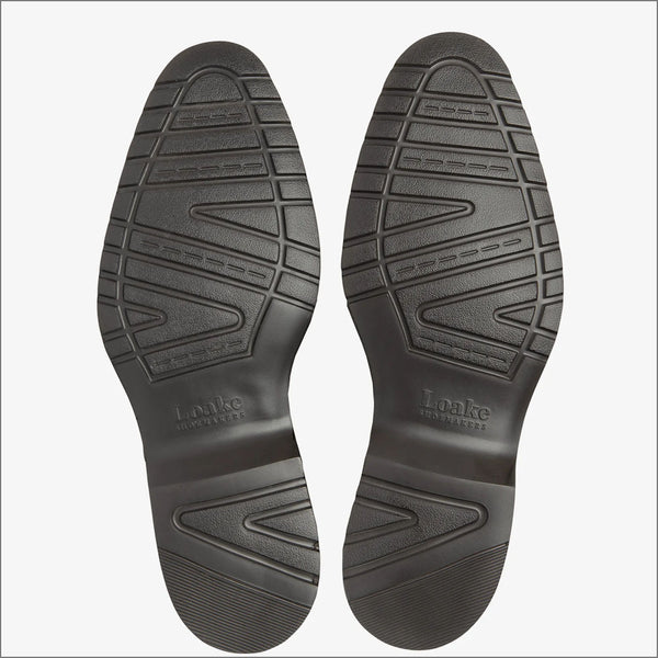 Loake Orsan Dark Brown Leather Shoe G Fit=