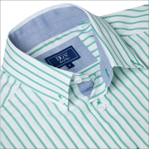 Dg's Green Stripe SS Shirt=