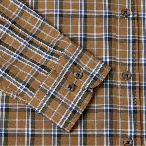 Drifter Geneva Multi Tan Check Shirt--