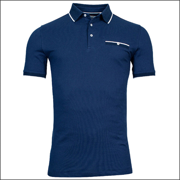 BAILEYS Navy Polo Top^