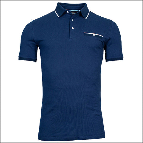 BAILEYS Navy Polo Top^