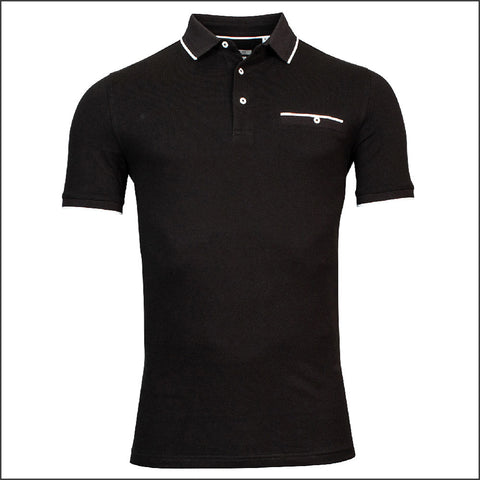 BAILEYS Black Polo Top^